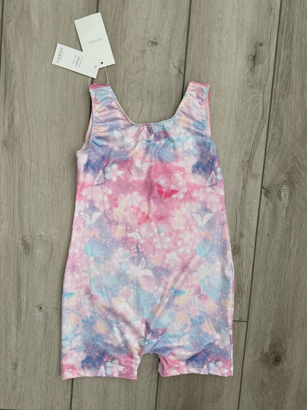 Girls' Pastel Gymnastics Leotard One Piece Romper BNWT Size 9-10yrs
